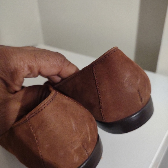 Rockport Womens Suede Brown Slip on Dress Shoe Flats Size 6.5 - Picture 3 of 13